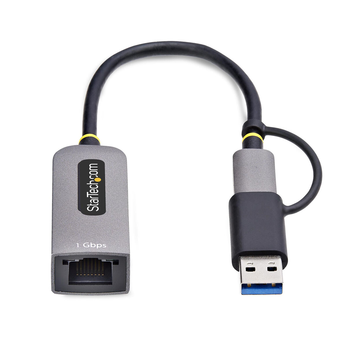 USB-Kaapeli Startech C21GA-USB-ETHERNET Harmaa